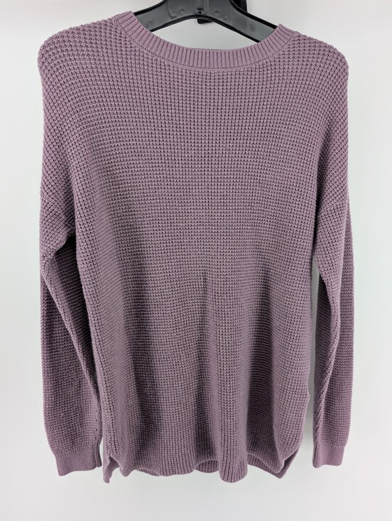 Kersh Sweaters - Women's Kersh Woolrich Blend Lavender Knit Crewneck Sweater